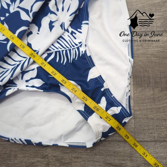 Charmleaks Halter Tummy Control Palm Leaf One Piece Size L - Picture 4 of 5